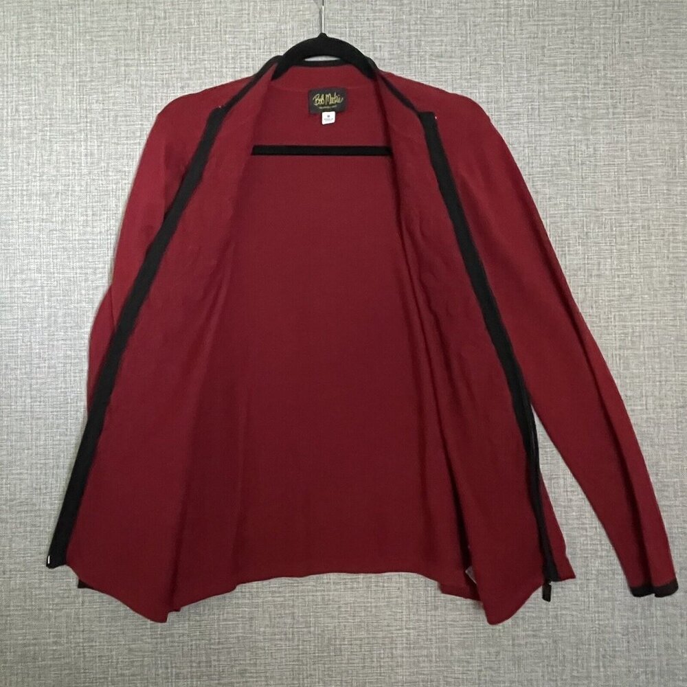 Bob Mackie Wearable Art Sweater Womens Medium Red Black - Picture 9 of 12